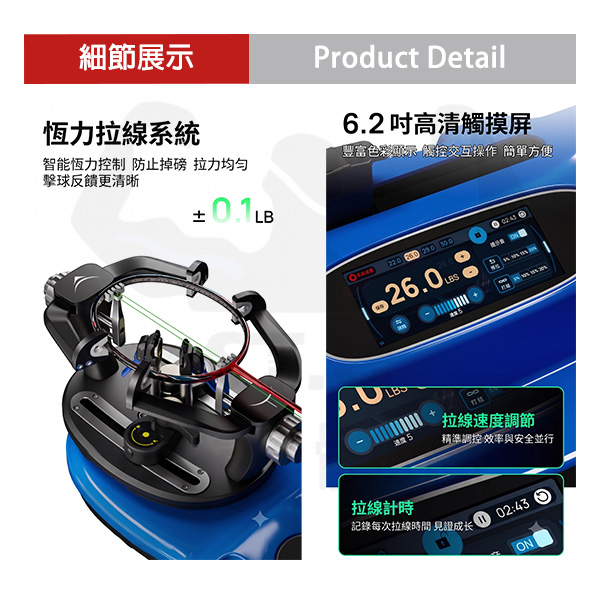 【SIBOASI】斯波阿斯，2026新款，S5 觸控螢幕羽毛球拍專用穿線機，恆力拉線同步夾具，原廠公司貨台灣保固