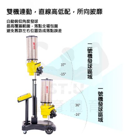 斯波阿斯SIboasi S8025A 羽毛球發球機特色介紹 Siboasi S8025A Badminton Shooting Training Equipment Detail