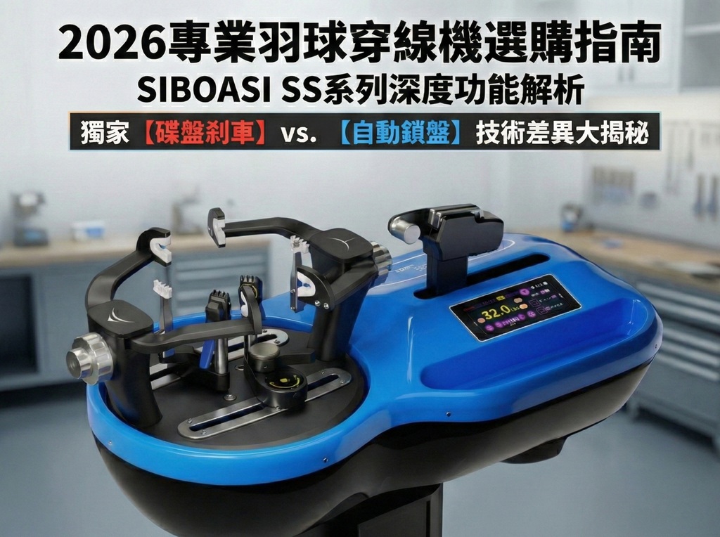 2026 專業羽球穿線機選購指南：Siboasi SS 系列規格深度解析