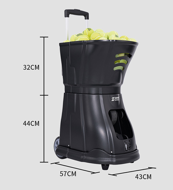 已停產升級【SIBOASI】斯波阿斯，T2201A 網球發球機，20kg輕量化APP遙控內建電池，台灣代理保固：圖片 3